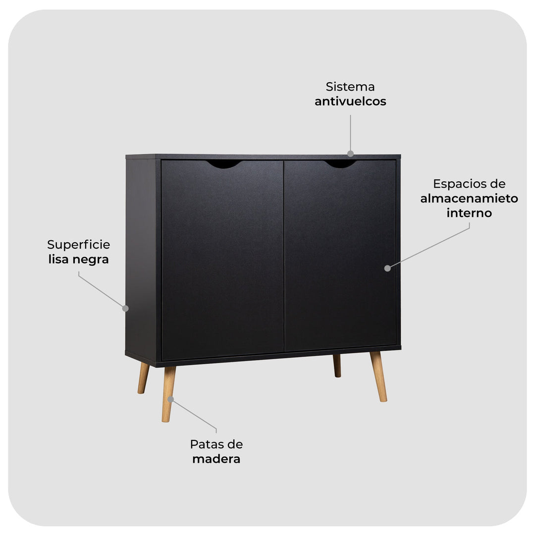 Aparador Bufetera Sidney Black
