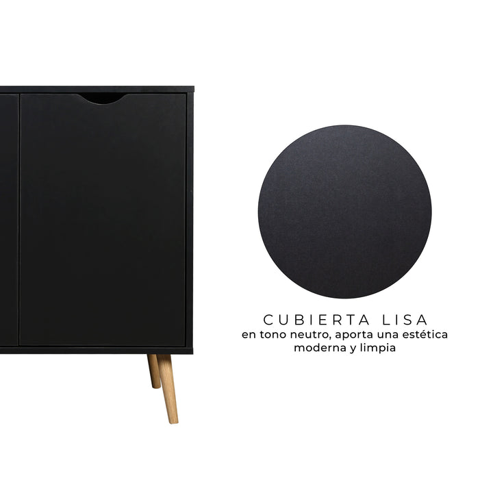 Aparador Bufetera Sidney Black