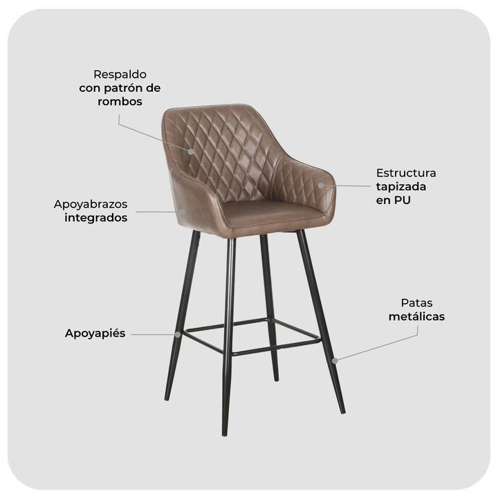 Set x2 Banco Alto Lier