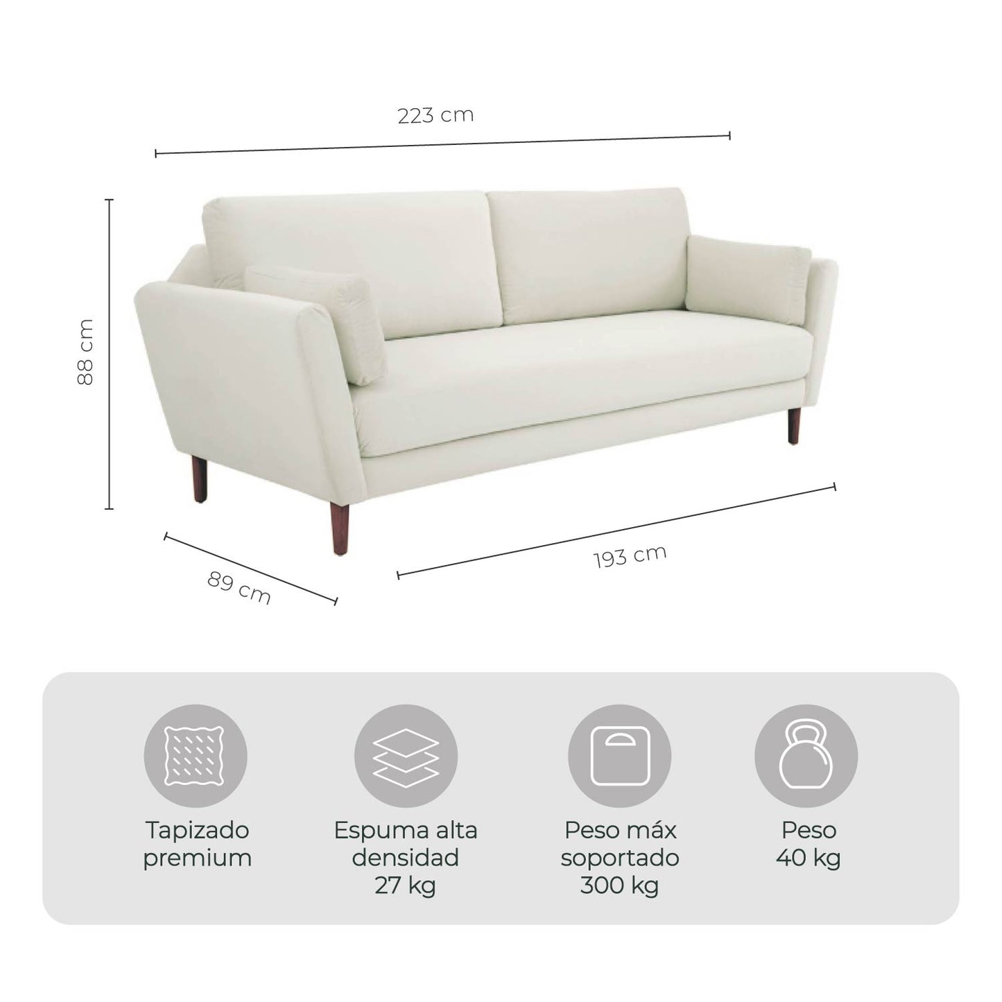 Combo Sala Malaga Hueso