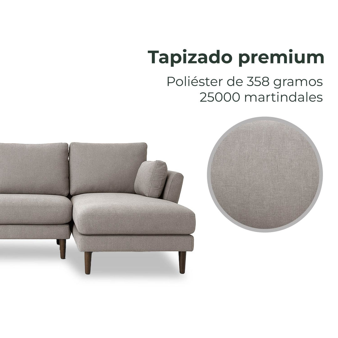 Sala Esquinero Sofa Modular Malaga Taupe