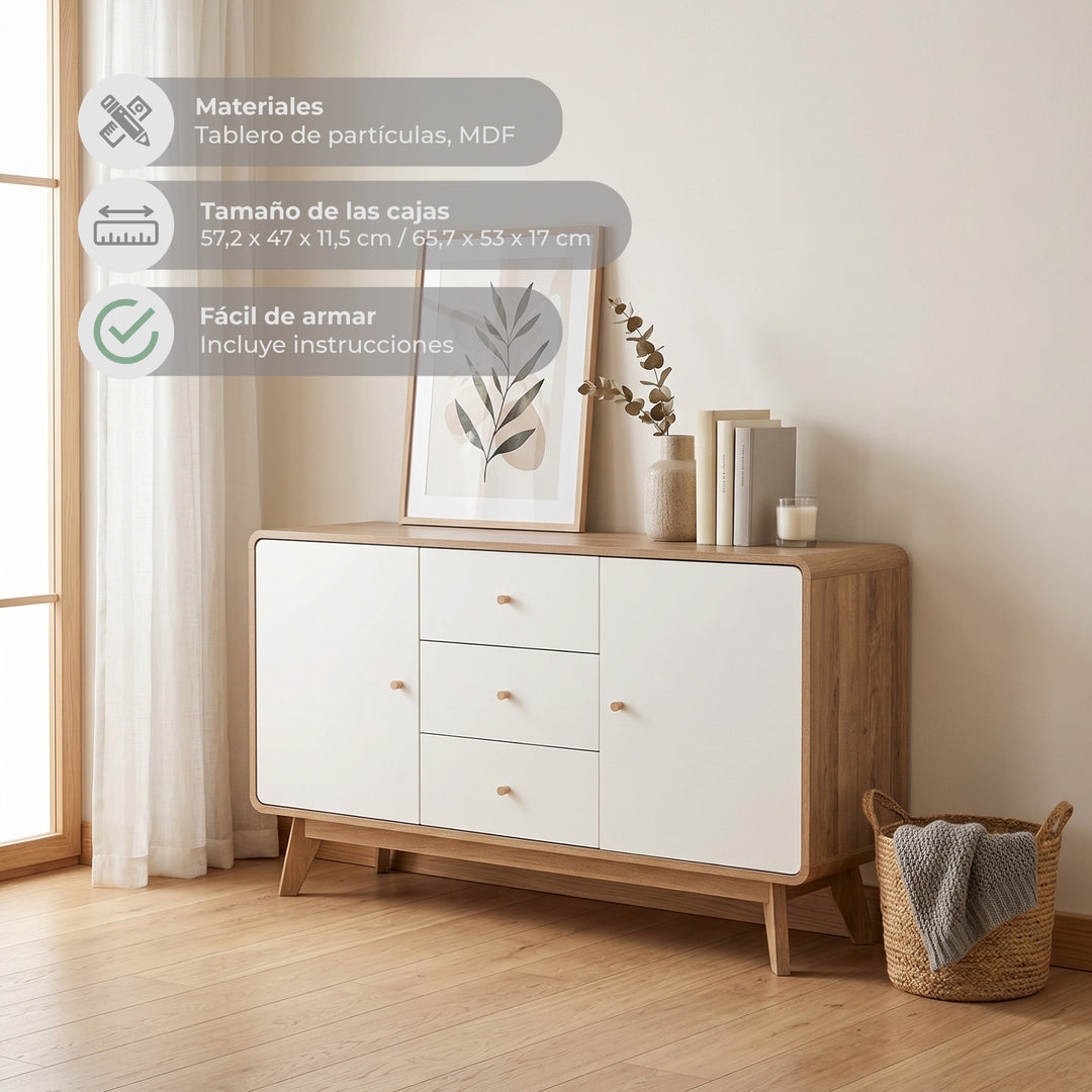 Credenza Bufetera Nórdica Odda