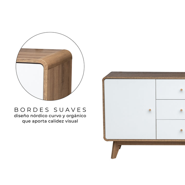 Credenza Bufetera Nórdica Odda