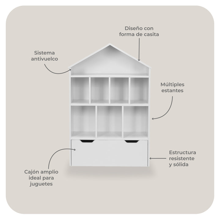 Librero Organizador Para Niños Saga