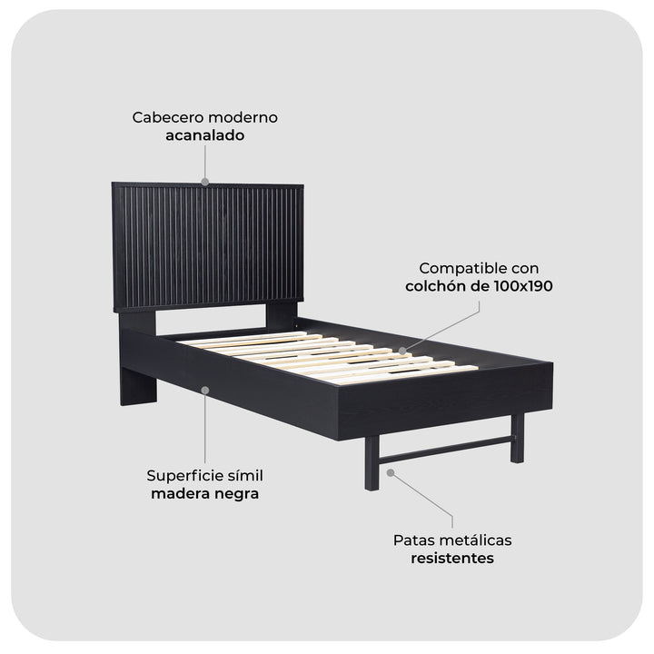 Cama Individual Soho Linea New York