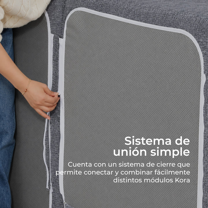 Módulo Otomano Sofá Comprimido Kora