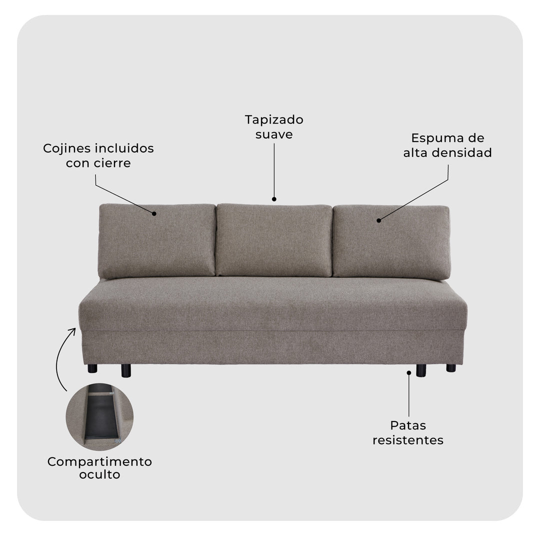 Sofá Cama 3 Plazas Valenti