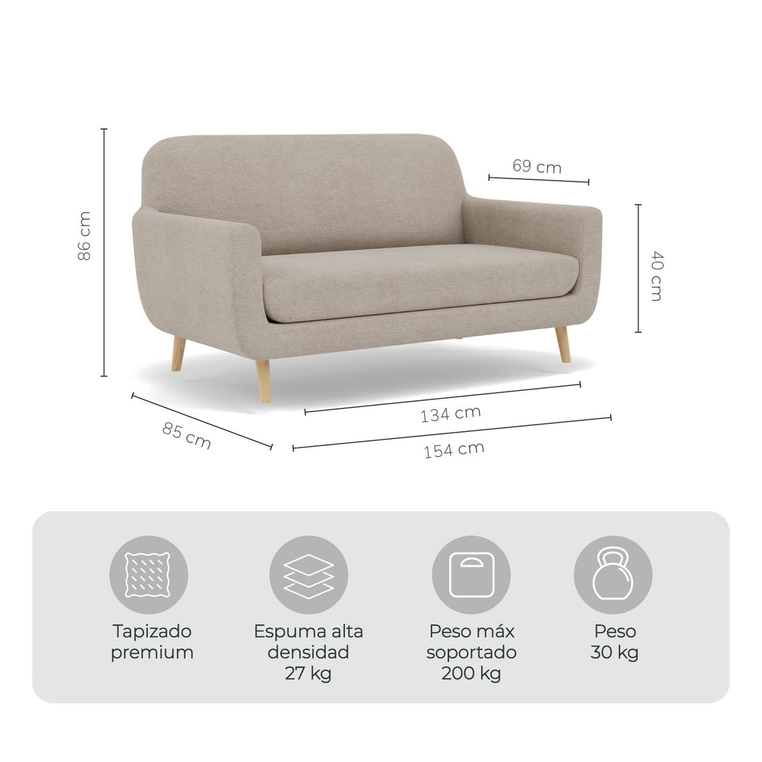 Combo Sala Palma Beige