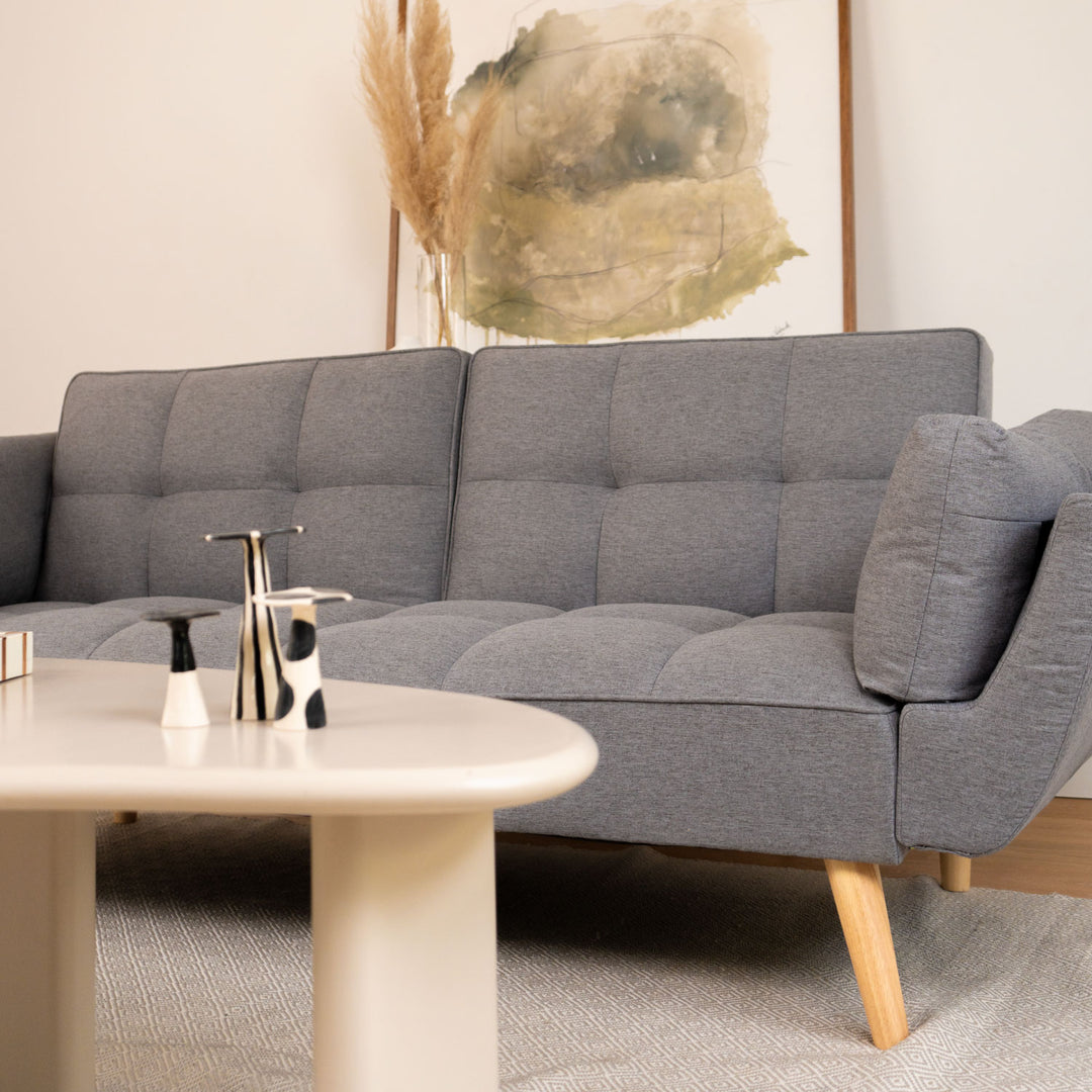 Sofá Cama 3 Plazas Buher Gris