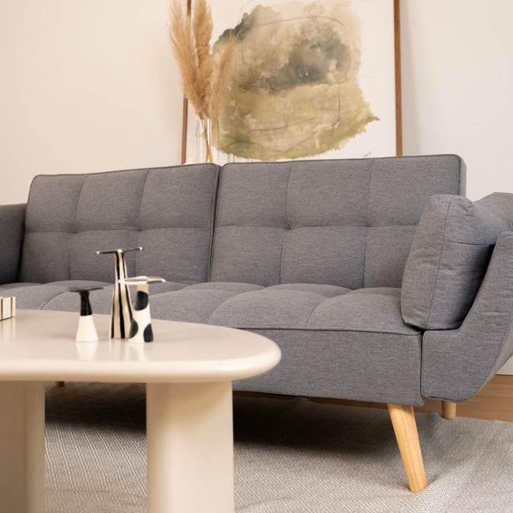 Sofá Cama 3 Plazas Buher Gris