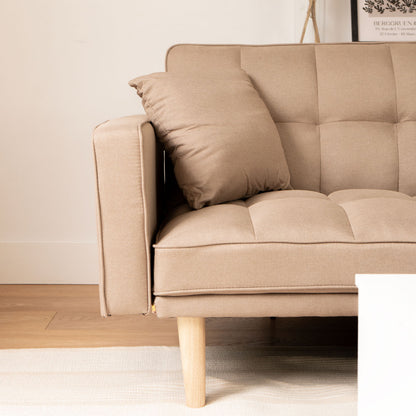 Sofá Cama 2 Plazas Fiano Beige