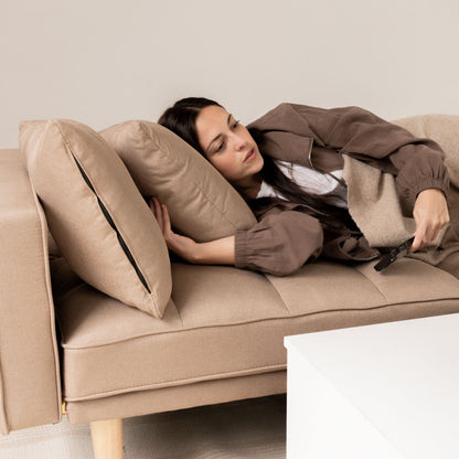 Sofá Cama 2 Plazas Fiano Beige