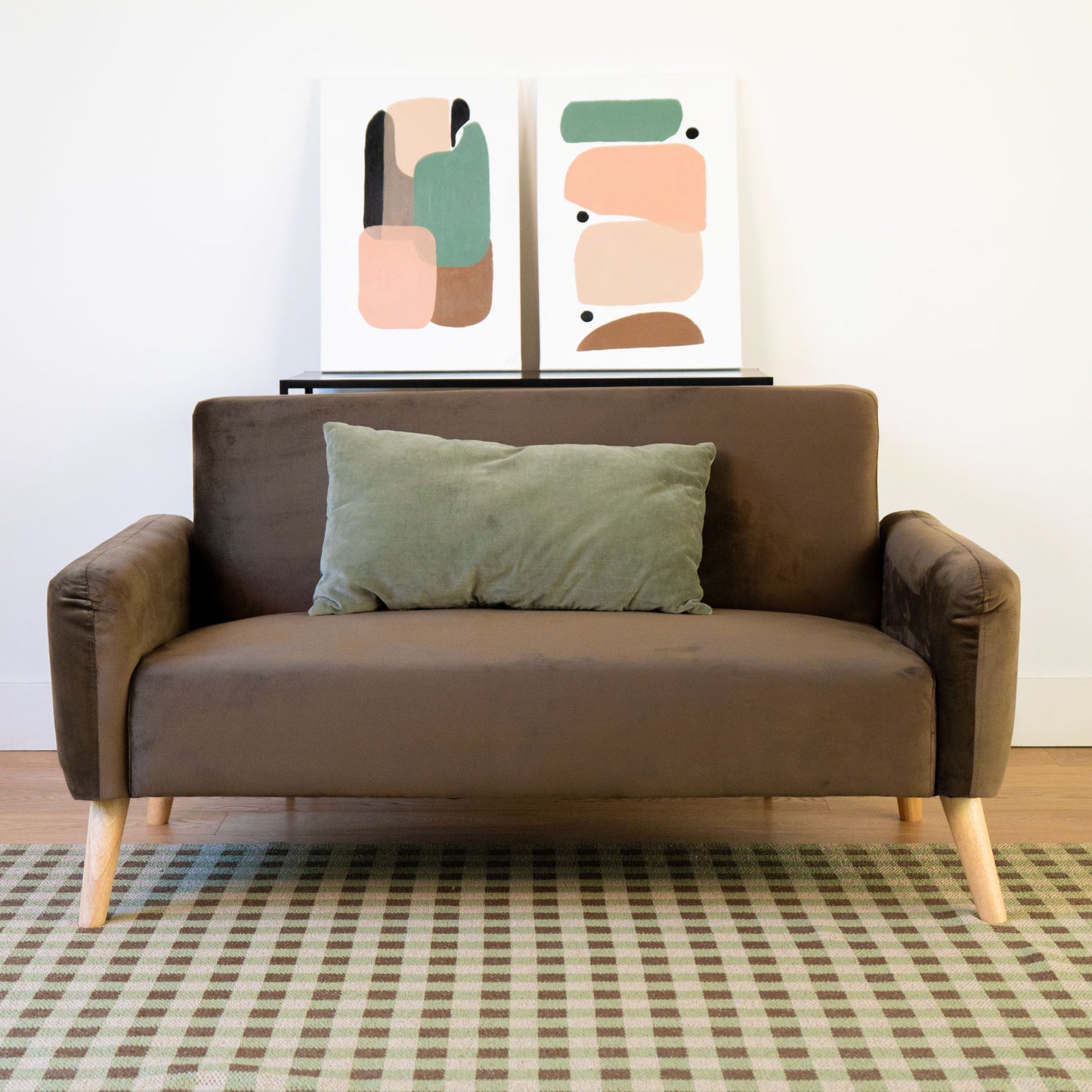 Sofá 2 Plazas Nemi Marrón