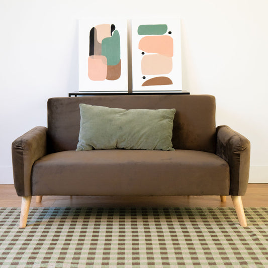 Sofá 2 Plazas Nemi Marrón