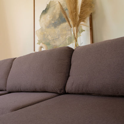 Sofá Modular 3 Plazas en L Albano Marrón