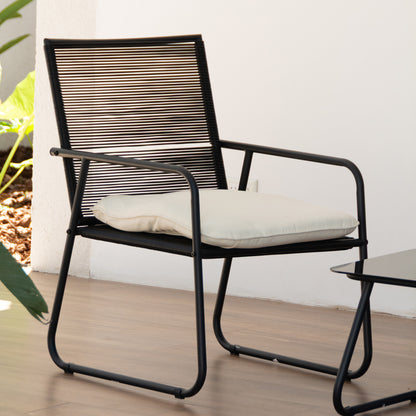 Set de Exterior Ruko Sillas + Sofá + Mesa de Centro