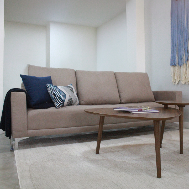 Sofá Cama Malva 3 Plazas Taupe Gris