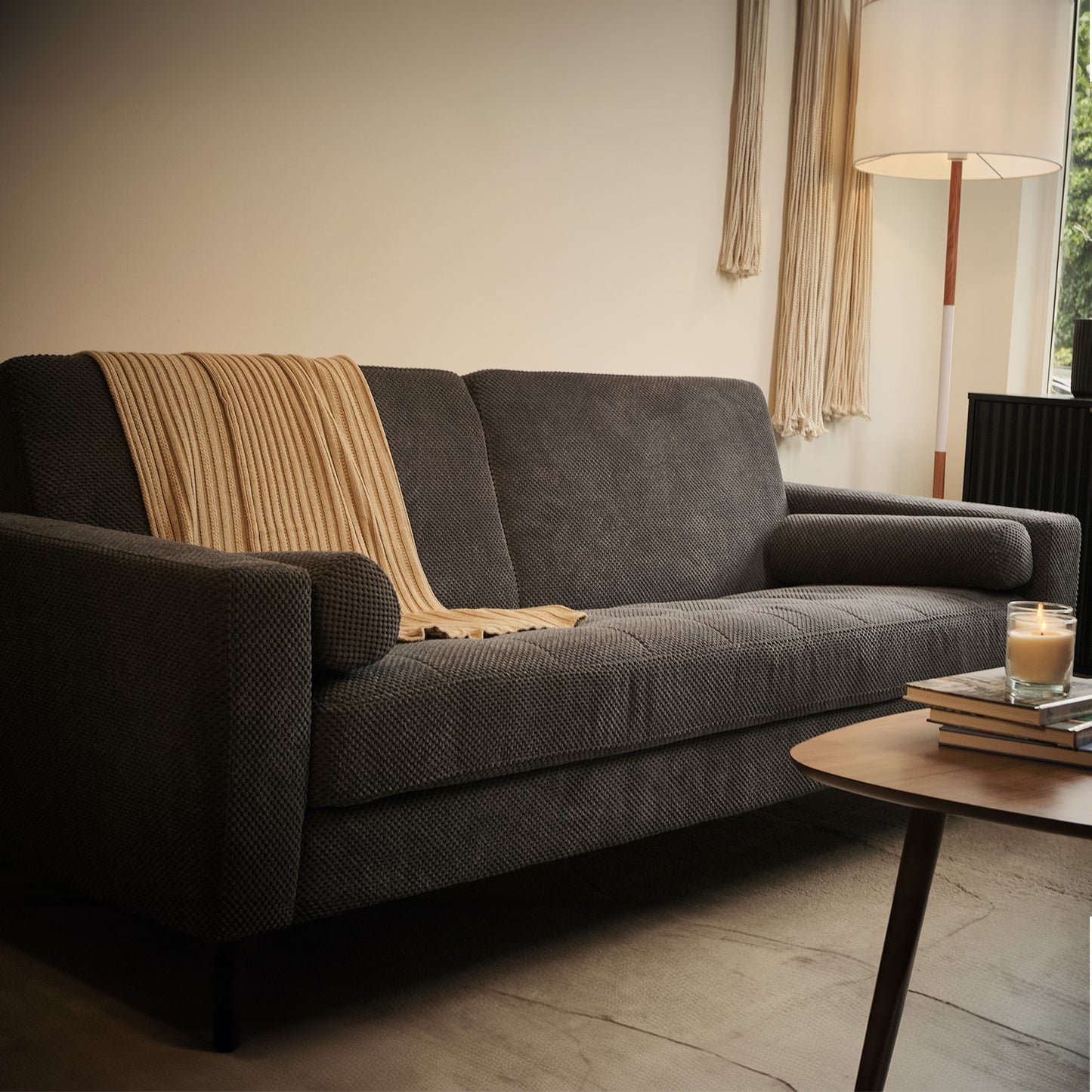 Sofá 3 Plazas Tivoli Tapizado Azul