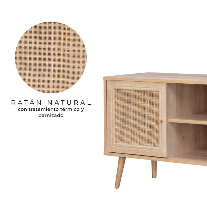 Mueble para TV Bombai de Ratán 120 cm