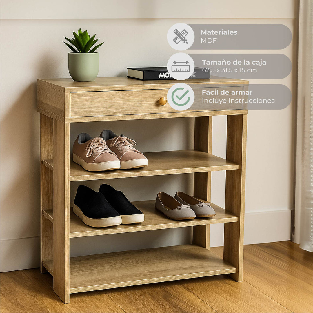 Zapatero Hiroshima Estilo Roble