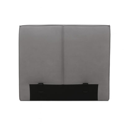 Base de Cama Queen Gala Con Cabecera Gris
