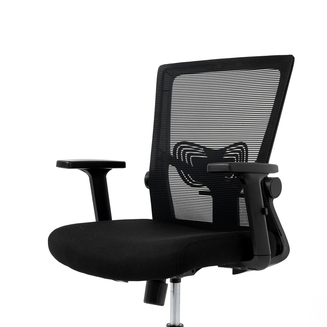 Silla de Oficina Ergonómica Delphi Basculante Negra