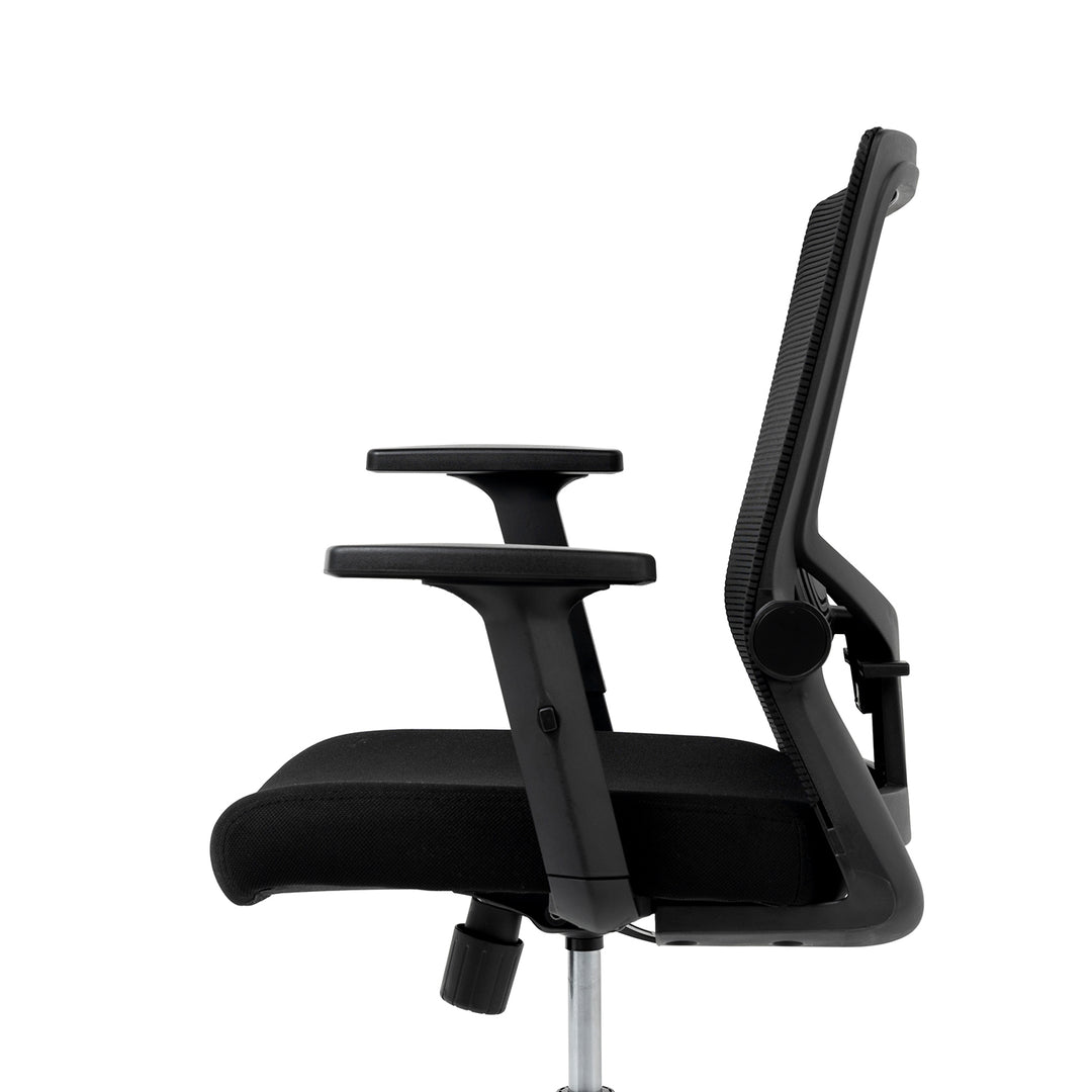 Silla de Oficina Ergonómica Delphi Basculante Negra