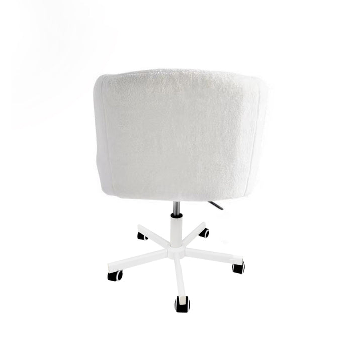 Silla de Oficina Tipo Sherpa Blanca