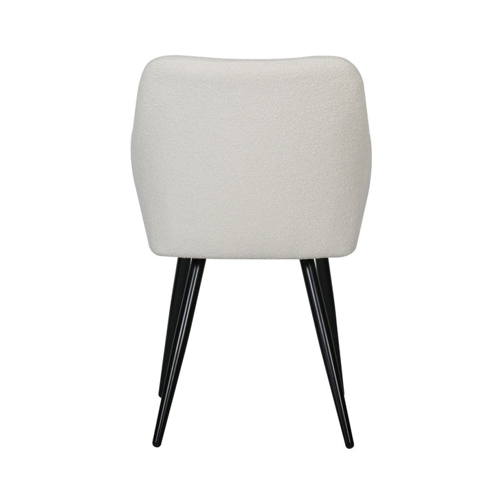 Set 2 Sillas de Comedor Tapizadas Blancas