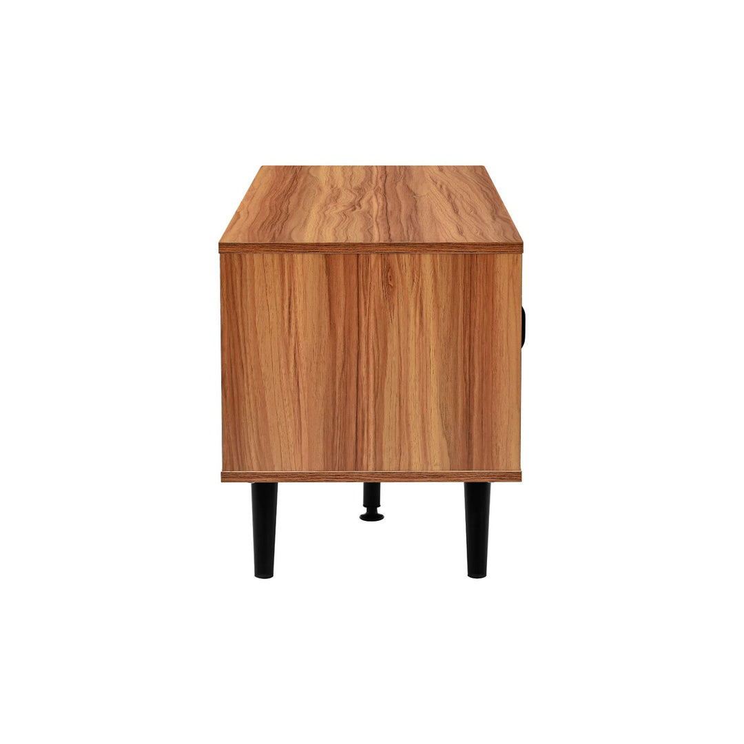 Mueble de TV Lucca-C con Puertas y Entrepaños Café