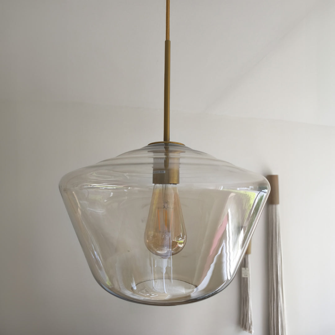 Lámpara de Techo LED Colgante Vintage Ambar