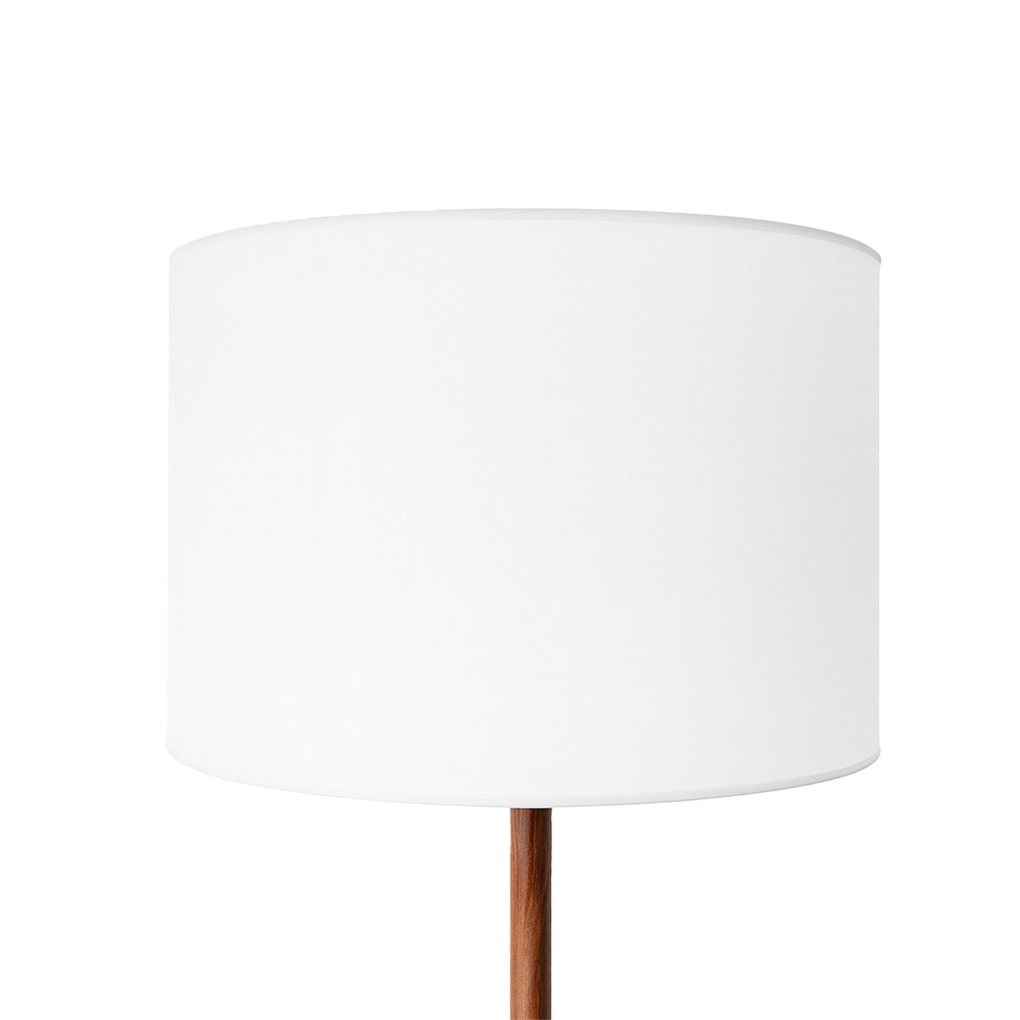 Lámpara de Pie LED Moderna Blanca Detalles Madera