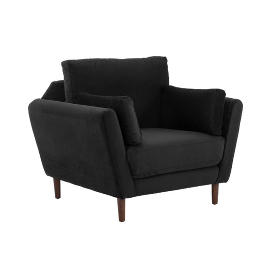 Sillón Individual Malaga Negro