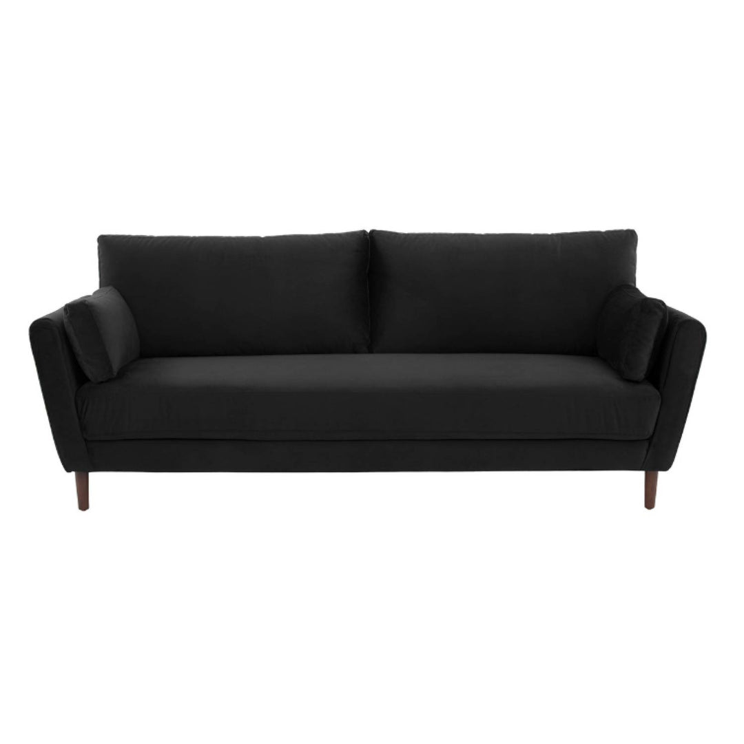 Sofá 3 Plazas Malaga Negro