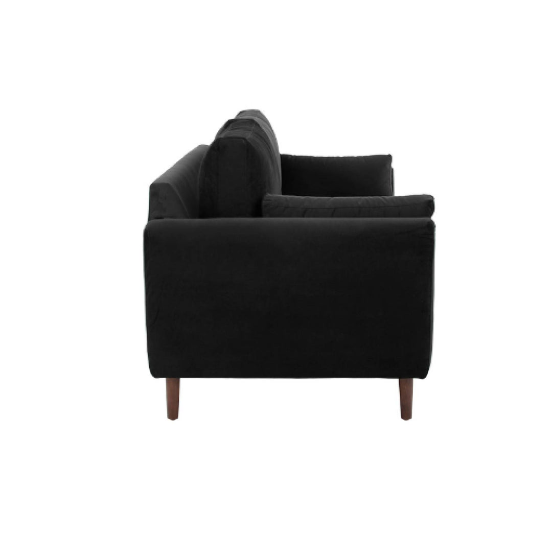 Sofá 3 Plazas Malaga Negro