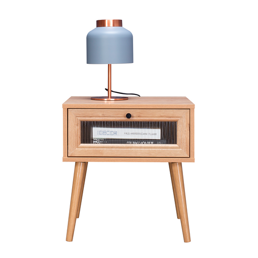 Buró con Cajón Amplio de Vidrio