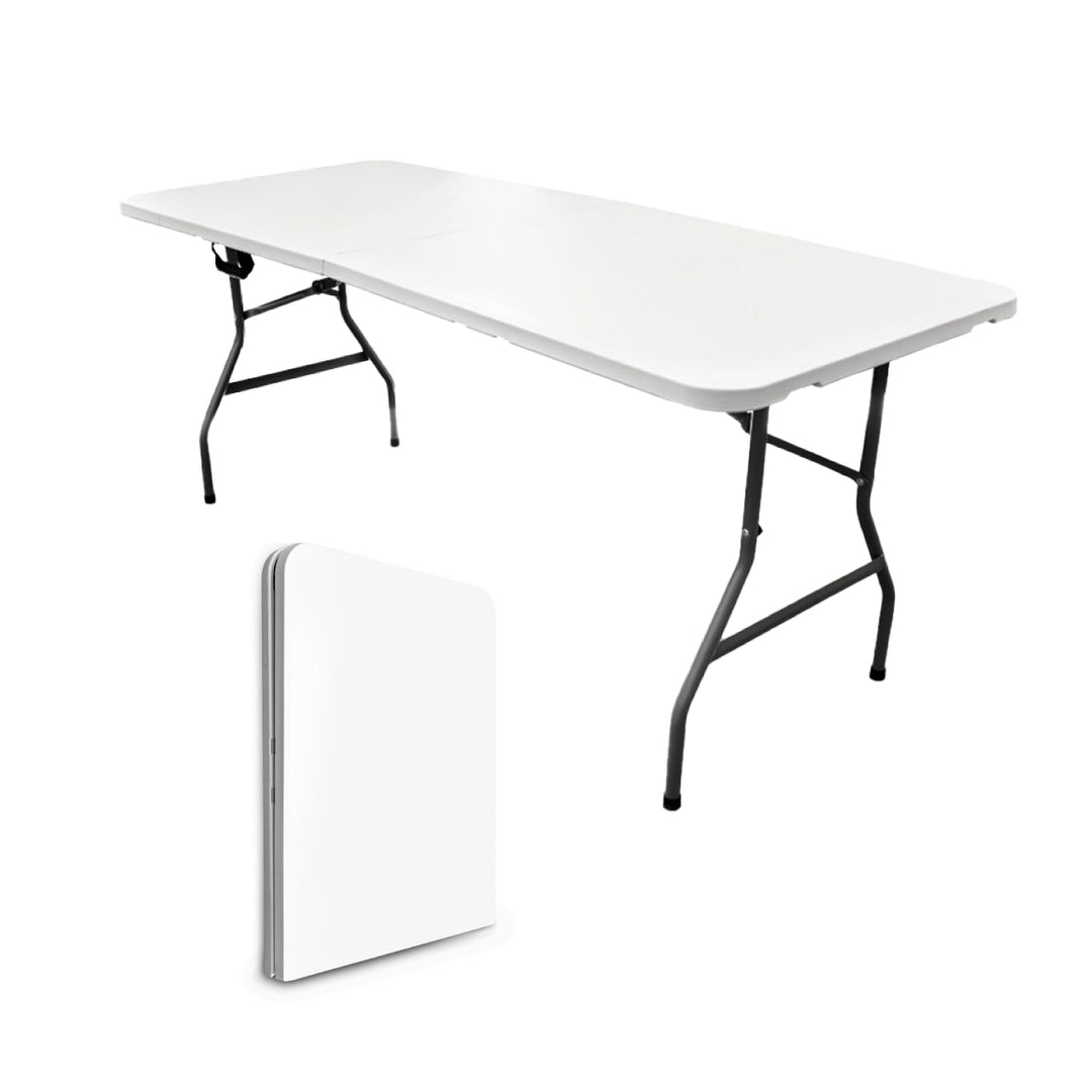Mesa Plegable Mesaplas de Plástico Blanca