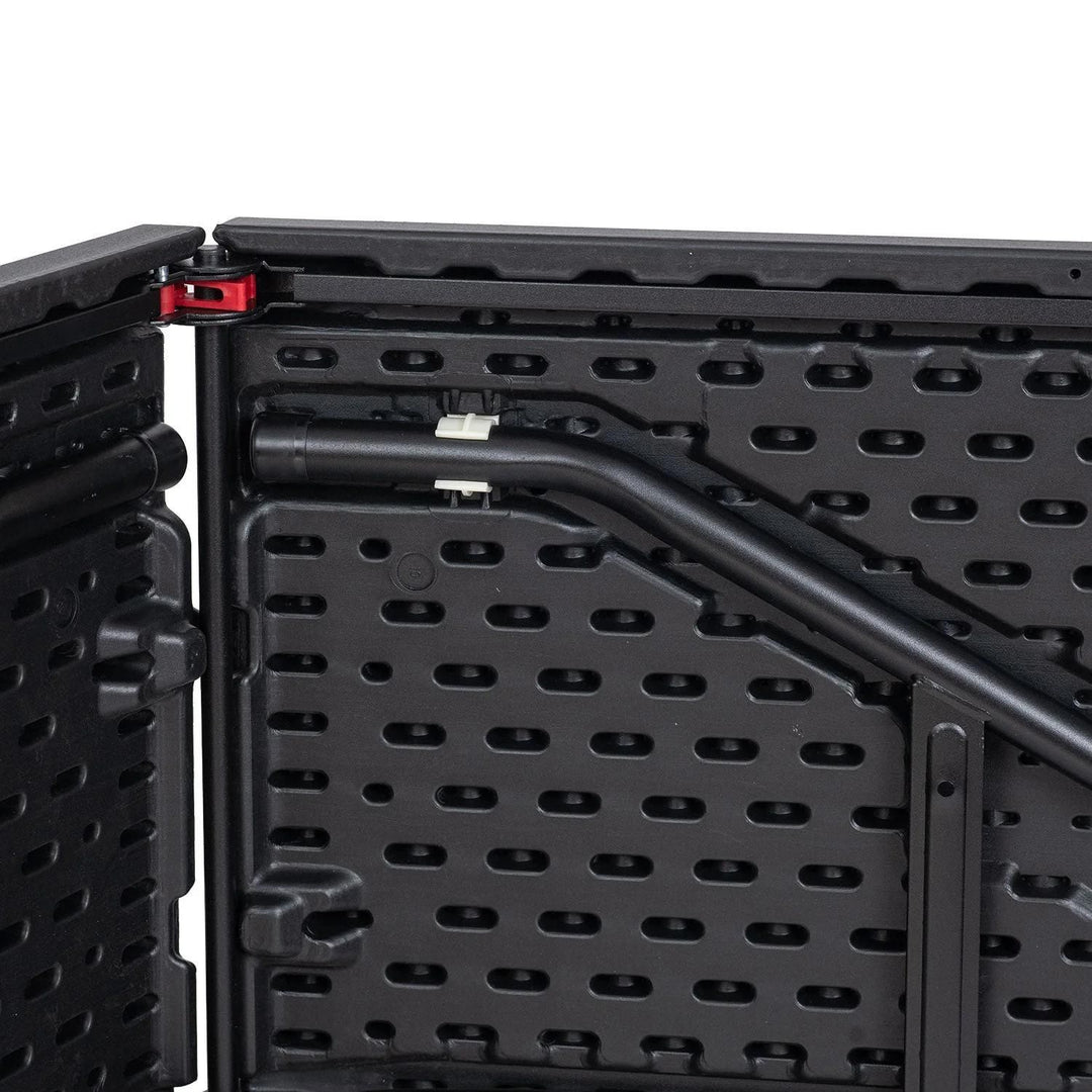 Mesa Plegable Mesaplas-Black de Plástico Negra