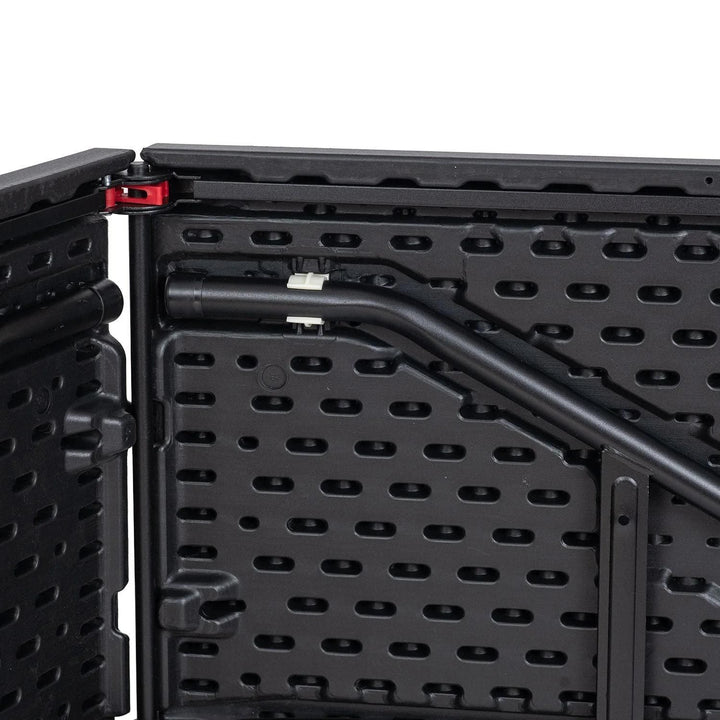 Mesa Plegable Mesaplas-Black de Plástico Negra
