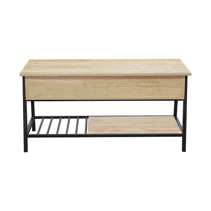 Mesa de Centro Elevable con Compartimento Interno Oculto