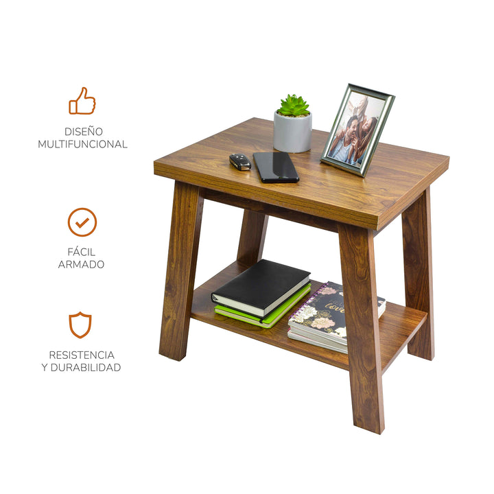 Mesa de Centro Mini-Matcha de Madera Café