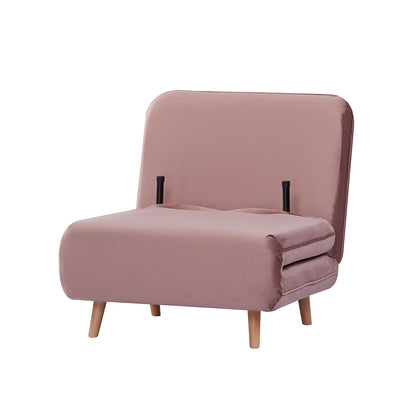 Sillón Sofá Cama Individual Muna Rosa