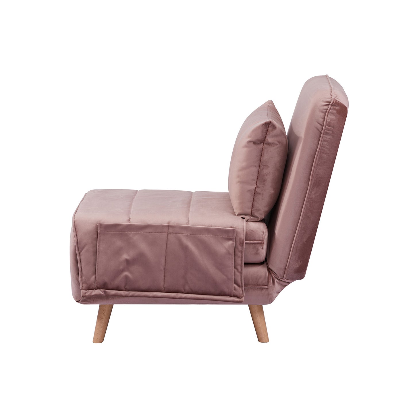 Sillón Sofá Cama Individual Muna Rosa