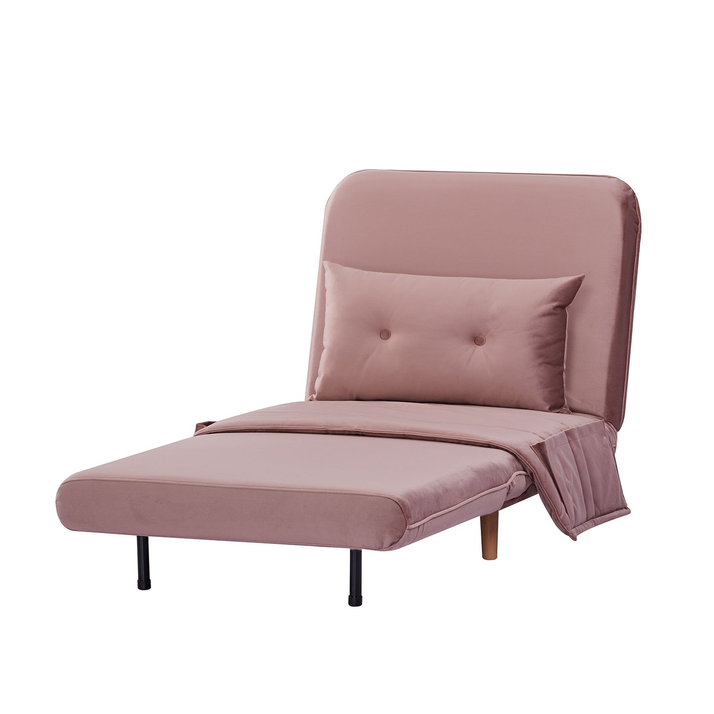 Sillón Sofá Cama Individual Muna Rosa