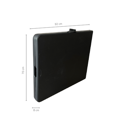 Mesa Plegable Mesaplas-Black de Plástico Negra
