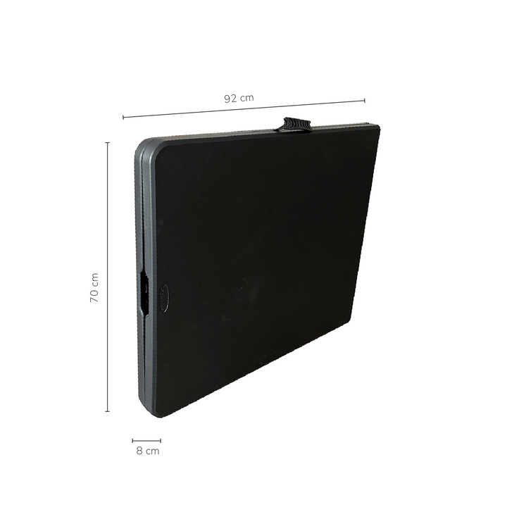 Mesa Plegable Mesaplas-Black de Plástico Negra