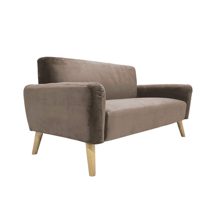 Sofá 2 Plazas Nemi Marrón