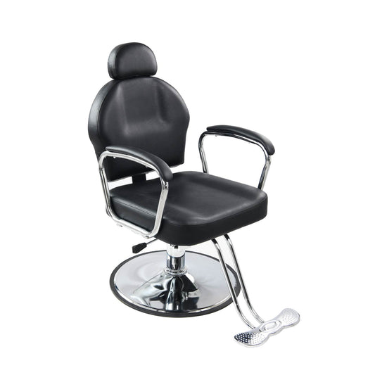 Silla Barbería Dutch Hidráulico Reclinable Negra