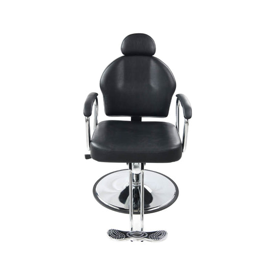 Silla Barbería Dutch Hidráulico Reclinable Negra
