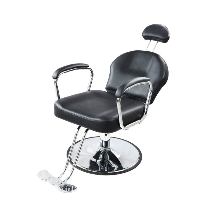 Silla Barbería Dutch Hidráulico Reclinable Negra